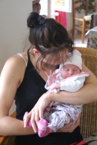 Une maman accueillie dans une Maison Magnificat